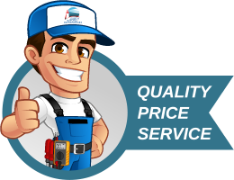 Commercial Electrician Cartoon Man